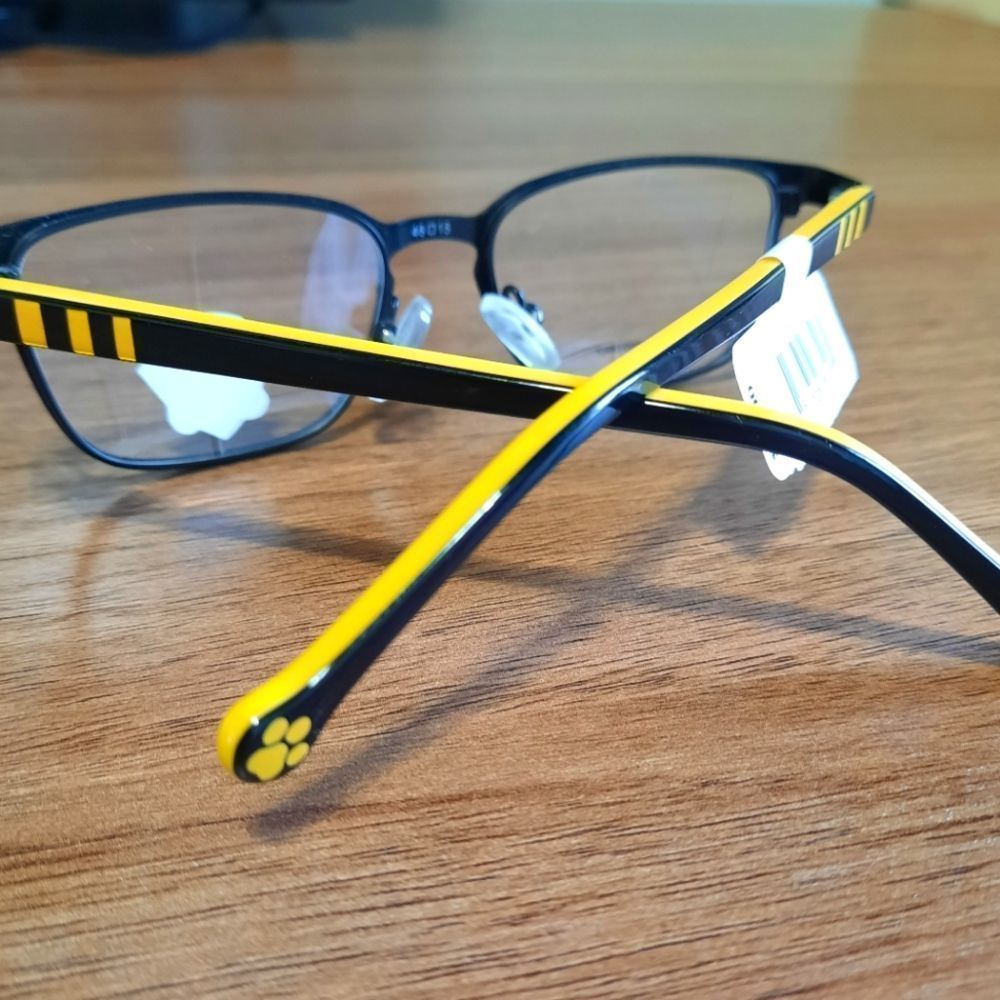 PAW PATROL Kid's Eyeglass Frame, Rx'able, glasses, NEW yellow/black 46-15-125 - Picture 2 of 5